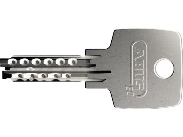 ABUS 96TI/50 KD, Perinteinen riippulukko, Avainlukko, Ei-sarjoitettu avain, Alumiini, Alumiini, Karkaistu teräs