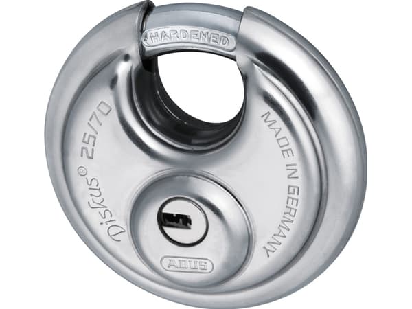 ABUS 32279, Kiekkolukko, Avainlukko, Sarjoitettu avain, Portti, Moving truck, Ruostumaton teräs, 7 cm