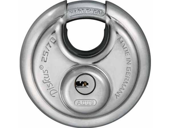 ABUS 32279, Kiekkolukko, Avainlukko, Sarjoitettu avain, Portti, Moving truck, Ruostumaton teräs, 7 cm