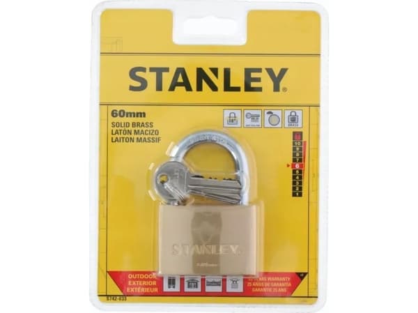 Stanley S742-033 Hänglås 60 mm Nyckellås
