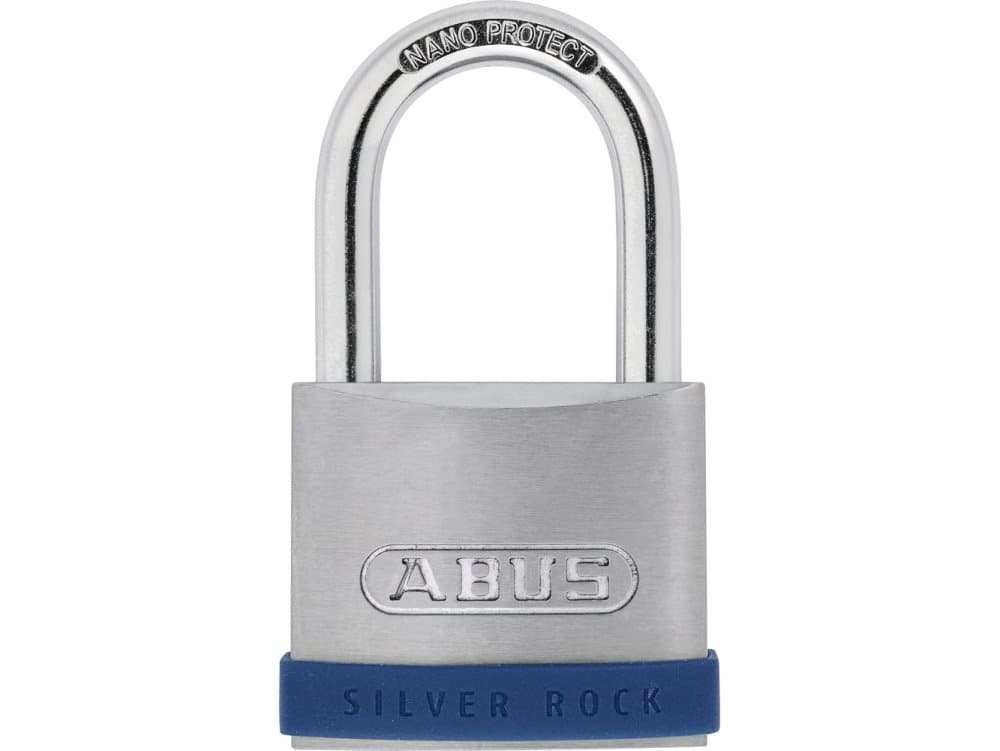 ABUS Silver Rock 5, Konventionellt hänglås, Tangentlås, Blå, Silver, Zink, Härdat stål, 1 styck