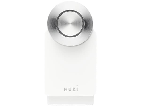 Nuki Smart Lock 3.0 Pro, Älylukko oveen, Avaimeton, Valkoinen, Nikkelimetallihybridi (NiMH), 60 mm, 60 mm