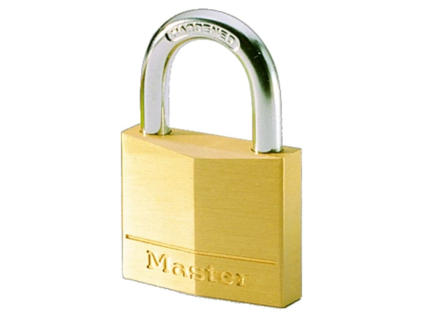 MASTER LOCK 130EURD, Konventionellt hänglås, Tangentlås, Olika låsning, Förvaringsskåp, Verktygslåda, mässing, Silver, mässing