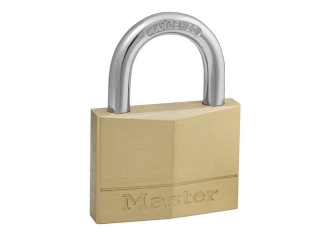 MASTER LOCK 150EURD, Konventionellt hänglås, Tangentlås, Olika låsning, Staket, Garage, Gate, Självförvaring, Shed, Workshop, mässing, Silver, mässin
