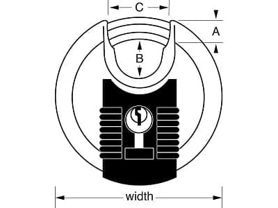 MASTER LOCK M40EURD, Hänglås Diskus, Tangentlås, Olika låsning, Garage, Moving truck, Självförvaring, Shed, Förvaringsskåp, Trailer, Van, Workshop, S