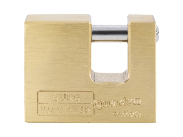 Burg Wächter 28591 riippulukko 50.00 mm Erilaiset messinki avainlukko