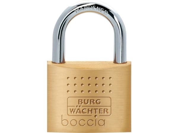 BURG-WÄCHTER 450 50 6 SB, Perinteinen riippulukko, Avainlukko, Kulta, Metallinen, Täysmessinki, Karkaistu teräs, U-muotoinen