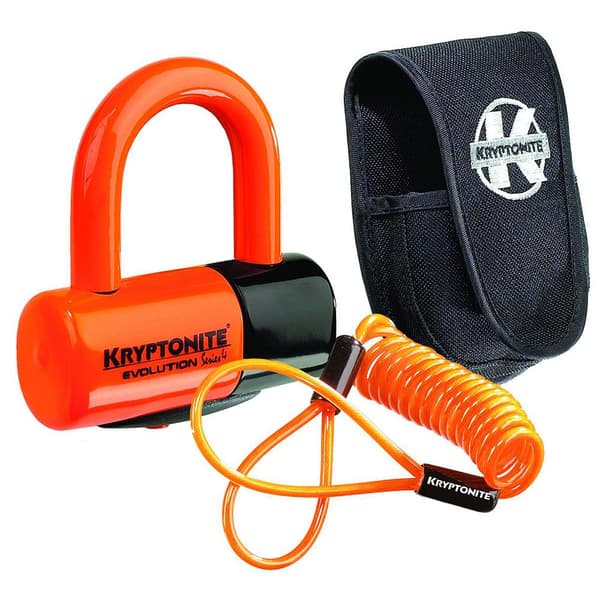 Kryptonite Kansi Ja Reminder U-lock Evolution Premium Pack Oranssi 54 x 48 x 14 mm