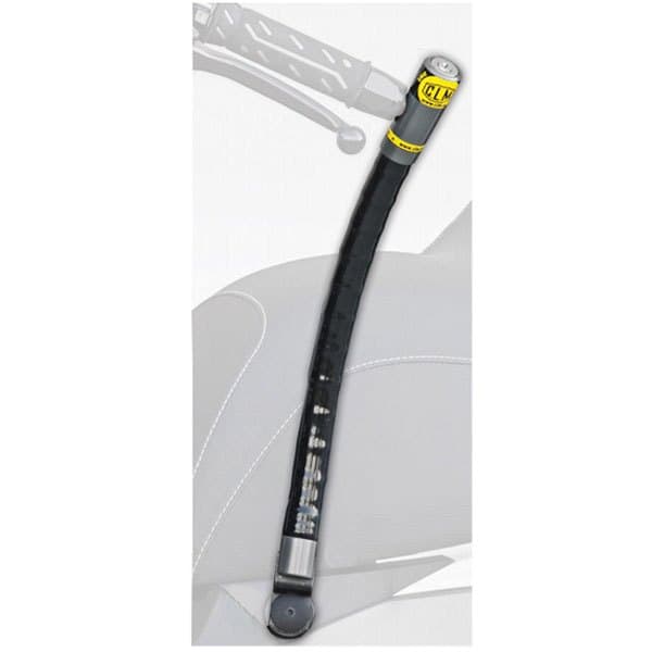 Clm Tyylikäs Pilkullinen Avain Ohjaustangon Lukko Honda Vision 50/110cc 11-16 Musta