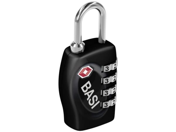 Basi 6100-0630 Kuffertlås 31.3 mm TSA Sort Kombinationslås