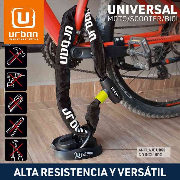 Urban Security Xk 170 Ketju Lukko Musta 170 cm