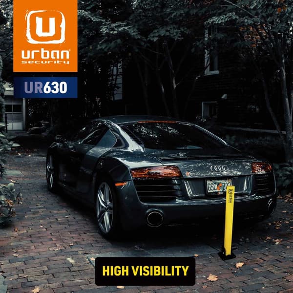 Urban Security Sammenfoldelig Stolpe Parking Gul
