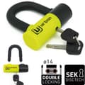 Pikkukuva 4 / 10: Urban Security U-lukko Mini Ur59 Keltainen