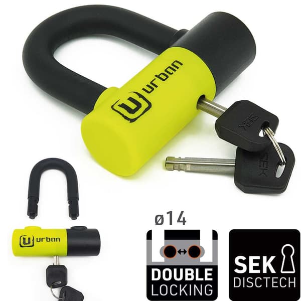 Urban Security U-lukko Mini Ur59 Keltainen