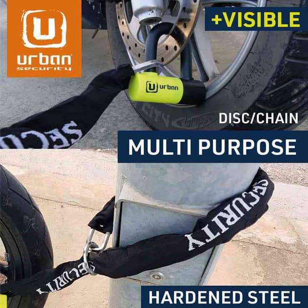 Urban Security U-lukko Mini Ur59 Keltainen