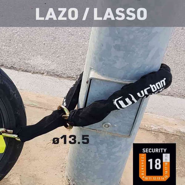 Urban Security U-lukko Mini Ur59 Keltainen