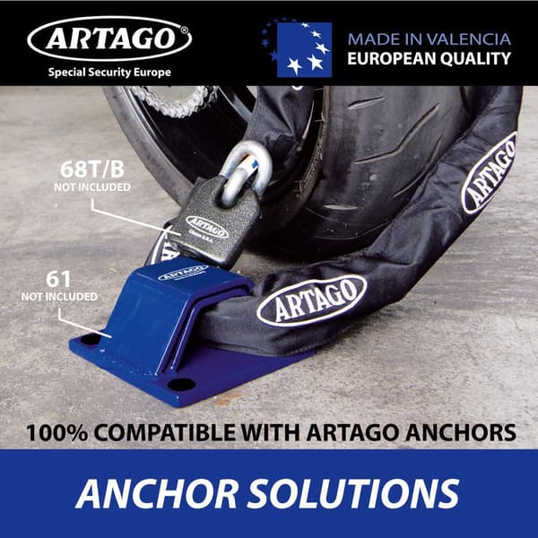 Artago Ketjun Lukko 14.150 Musta 150 cm