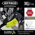 Pikkukuva 5 / 7: Artago Hälytys + Varoituslevyn Lukitus 30x14 Musta