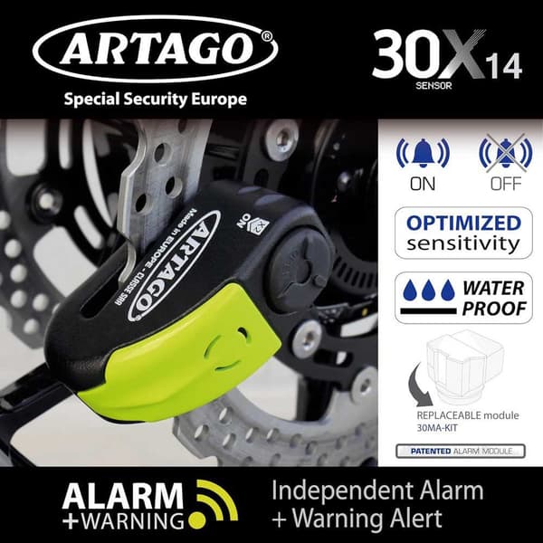 Artago Levyn Lukitus 30x14+k403 Keltainen