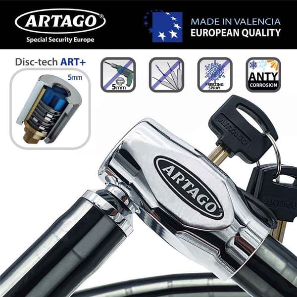 Artago Kabellås 5310 Svart 100 cm