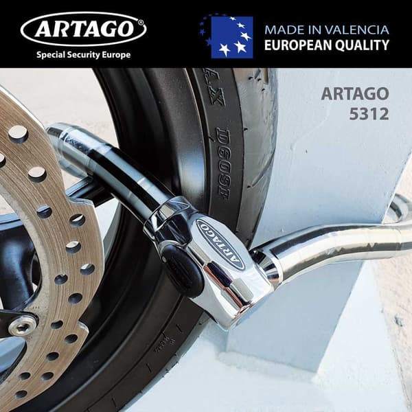 Artago Kaapelilukko 5315 Musta 150 cm