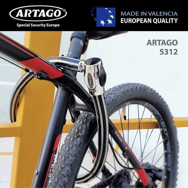 Artago Kaapelilukko 5315 Musta 150 cm