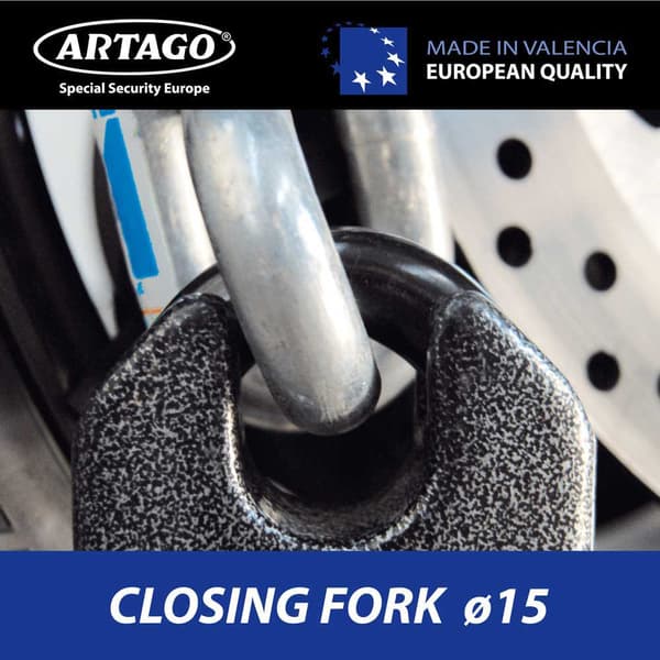 Artago Ketjun Lukko Levyn Lukitus 14.100+68t/b Musta