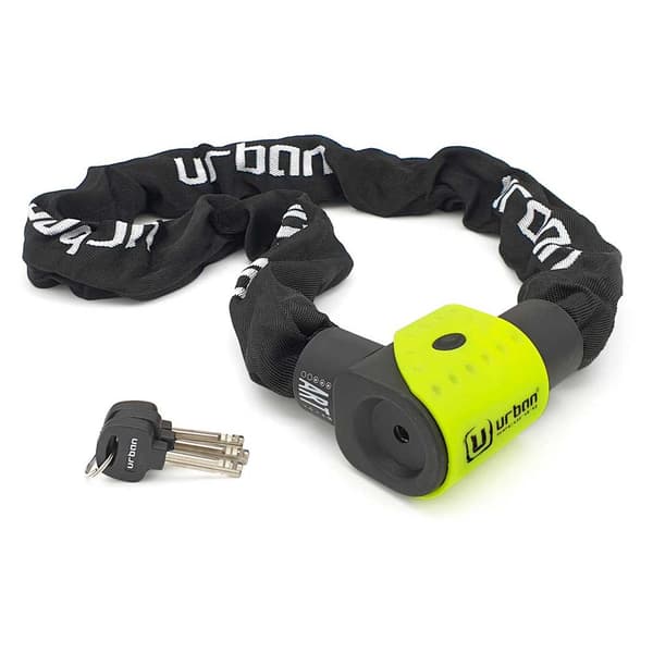 Urban Security Kedjelås 10k120 Gul 120 cm