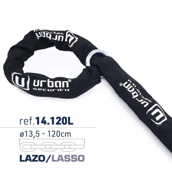 Urban Security Kædelås 14.120l Sort 120 cm