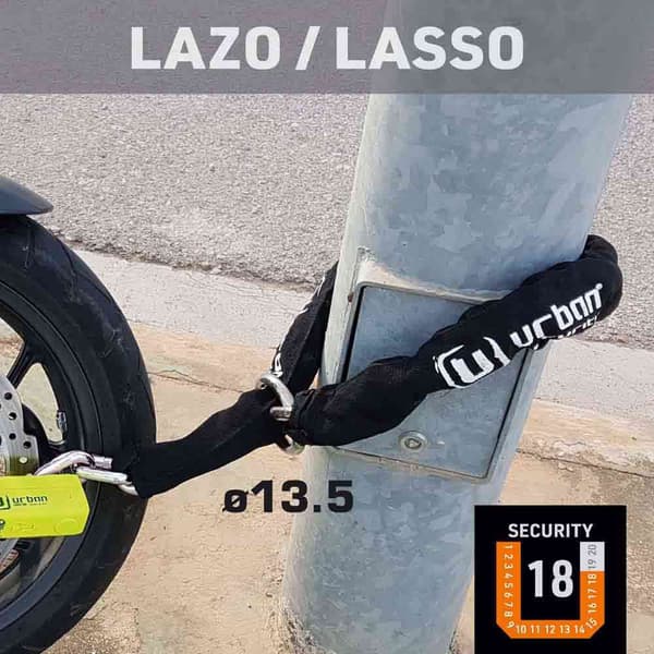 Urban Security Kædelås 14.120l Sort 120 cm