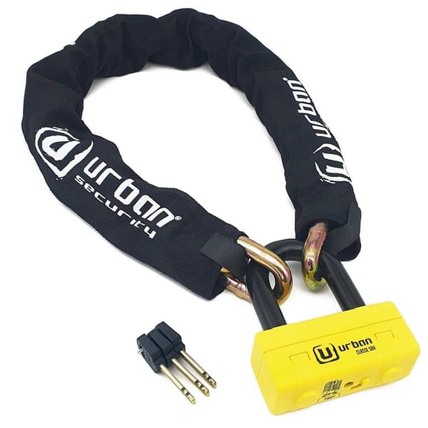 Urban Security Ketjun Lukko +ur 100 74 U-lukko Keltainen 100 cm