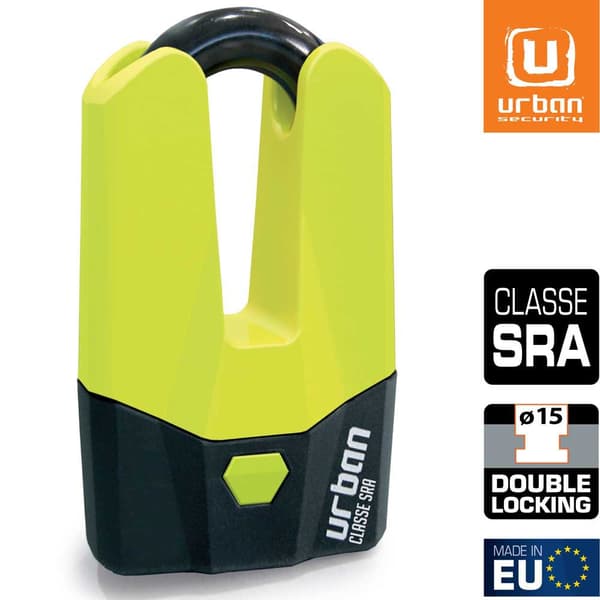 Urban Security Riippulukko Mini U Sra U9dy Universal Keltainen