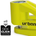 Miniatyrbillede 3 af 10: Urban Security Disklås Ur206y Gul