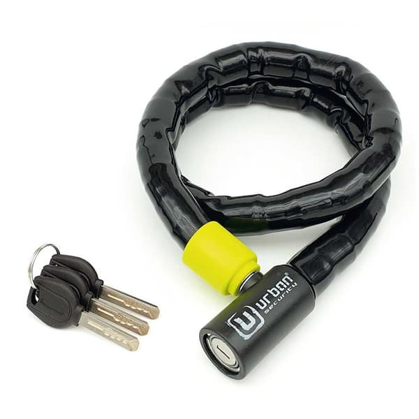 Urban Security Kaapelilukko Ur5170 Duoflex Keltainen 170 cm