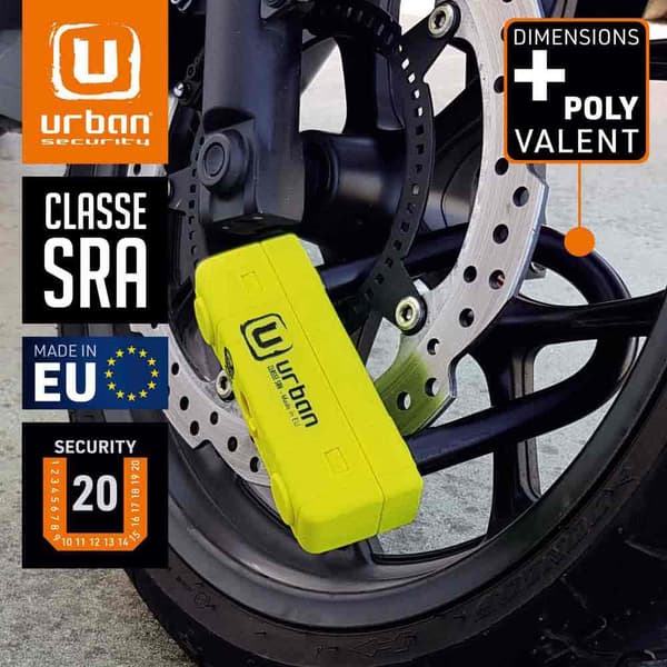 Urban Security U-lukko Ur85120y Keltainen 120 mm