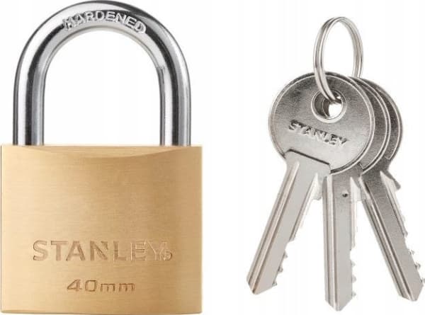 Stanley 81103 371 401 riippulukko 40 mm Avainlukko