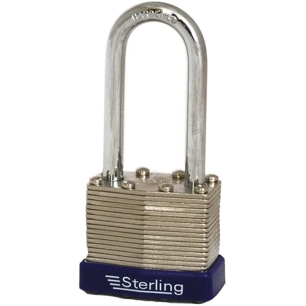 Sterling Laminated Keyed Padlock Silver 40mm