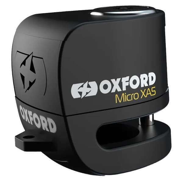 Oxford Micro Xa5 Alarm 5.5 Mm Pin Skivebremselås Sort