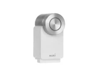 Nuki Smart Lock Pro, Smartdørlås, Bluetooth, Hvit, Android, iOS, Nikkelmetallhydrid (NiMH), 2100 mAh