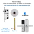 Miniatyrbild 2 av 2: Smart Fingeravtryck Dörrlås, WiFi-anslutning, Nyckelfri Inmatning, Ingen mortisering
