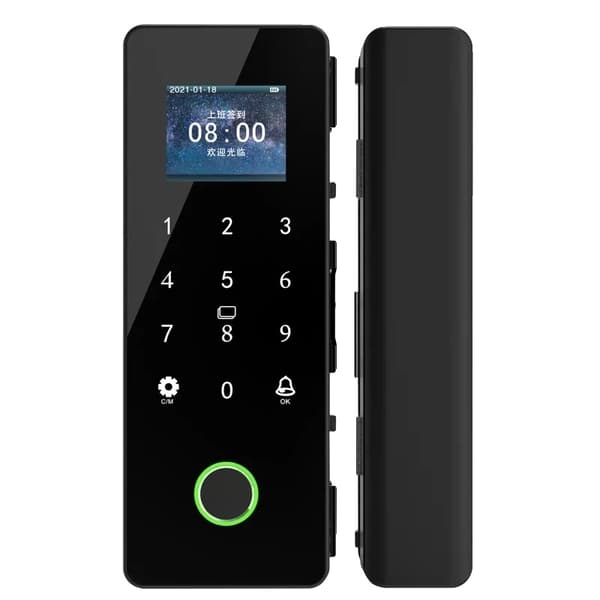 Smart Lock, Fingeraftrykslåsning, APP Kontrol,SORT