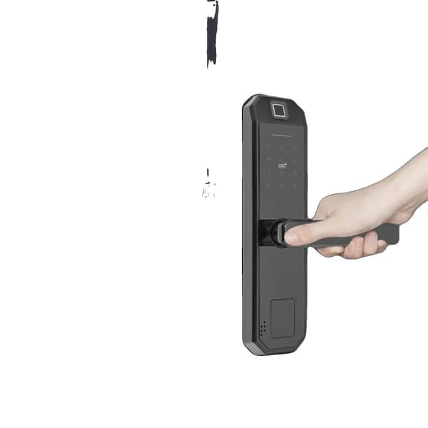 Smart Fingeraftryksdørslås, 200 Fingeraftrykskapacitet, USB-opladning, Berøringskontrol