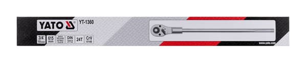 Yato YT-1360 räikkäavain Kromivanadiiniteräs 19 mm 1 kpl Ruostumaton teräs 24