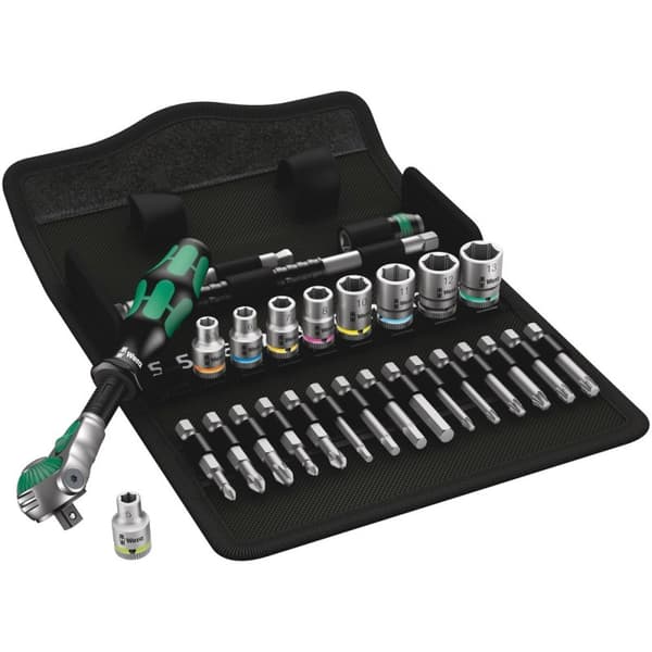 ZYLKOP hylsnyckelsats 1/4'' storlekar 5-13 mm, 16 delar