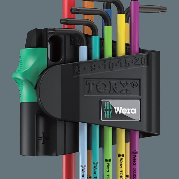 WERA 9-delad Torx-nyckelsats