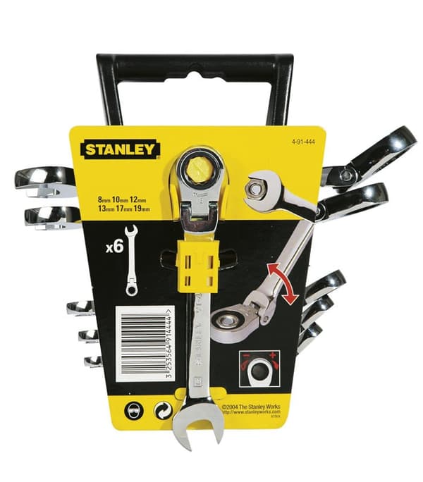 STANLEY SPÄRRNycklar med led, set med 6 delar