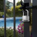 Miniatyrbillede 4 af 6: Sæt med 3 MASTER LOCK M5EURTRILF hængelåse med nøgle - Meget høj sikkerhed - Lamineret stål - M-bøjle