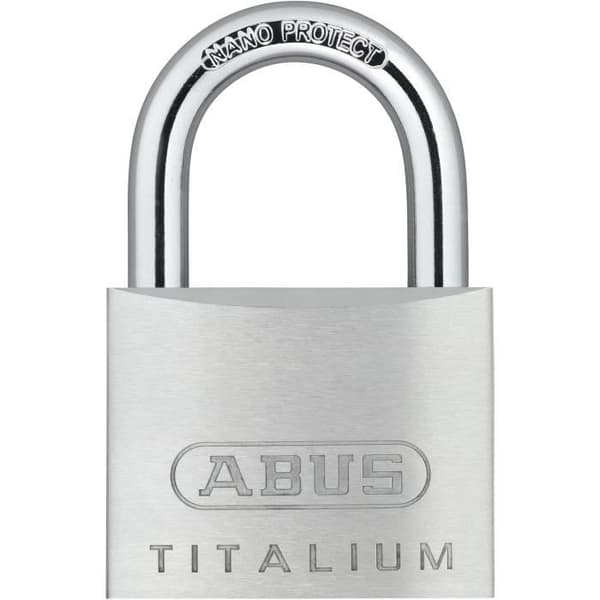 Hänglås - ABUS - 64TI/50 Titalium - Aluminiumhölje - Paracentrisk - Medelhög stöldrisk