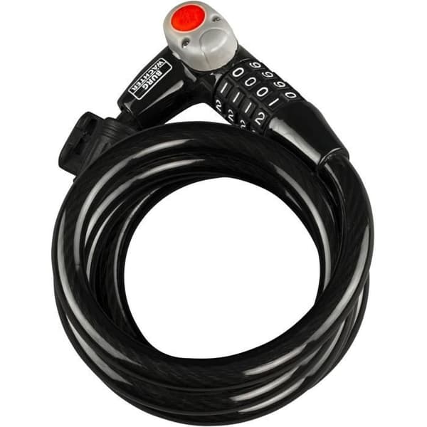 Polkupyörän lukko - BURG WACHTER - 230 180 L - Yhdistelmälukko, 180 cm, 12 mm terästä, LED