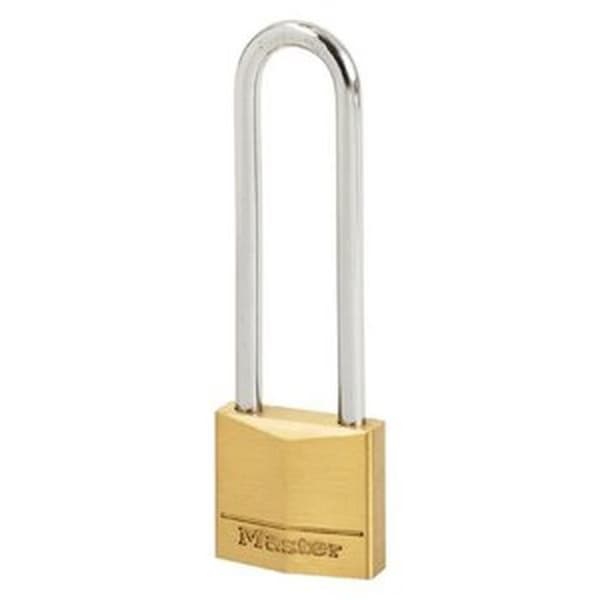 MASTER LOCK 30 mm messinghængelås - 64 mm bøjle dobbelt låsning